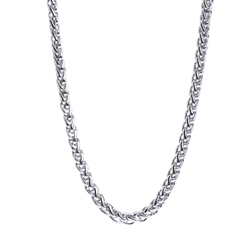 Wheat 4MM Chain (Silver)