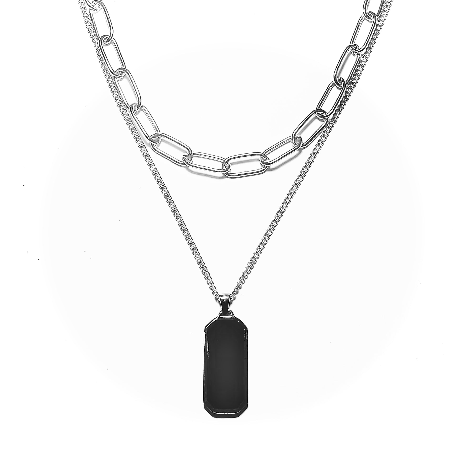 Oblivion Crest Pendant (Double Chain)