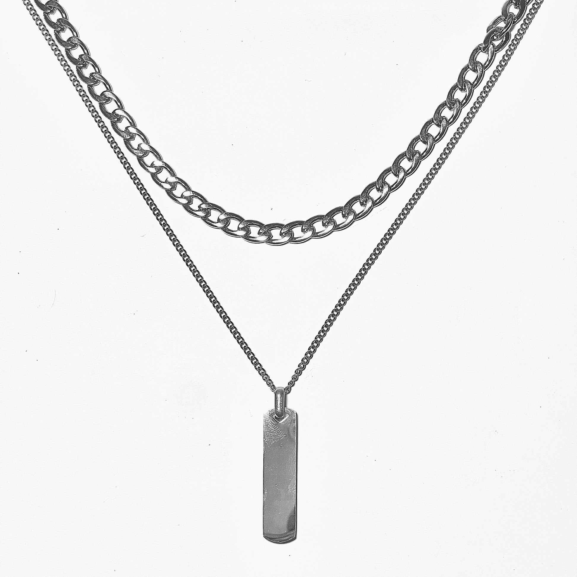 Nocturne Bar Pendant (Double Chain)